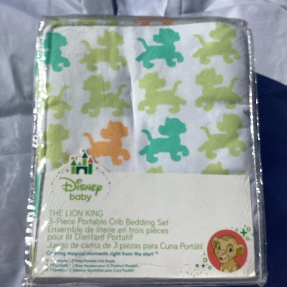 Crown Crafts Bedding Disney Lion King 3 Piece Porta Cribmini